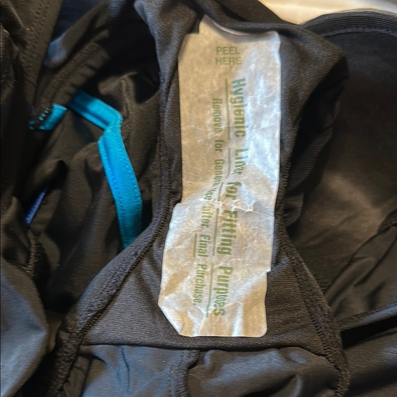 Black and Blue Women's Swimsuit - Picture 5 of 6